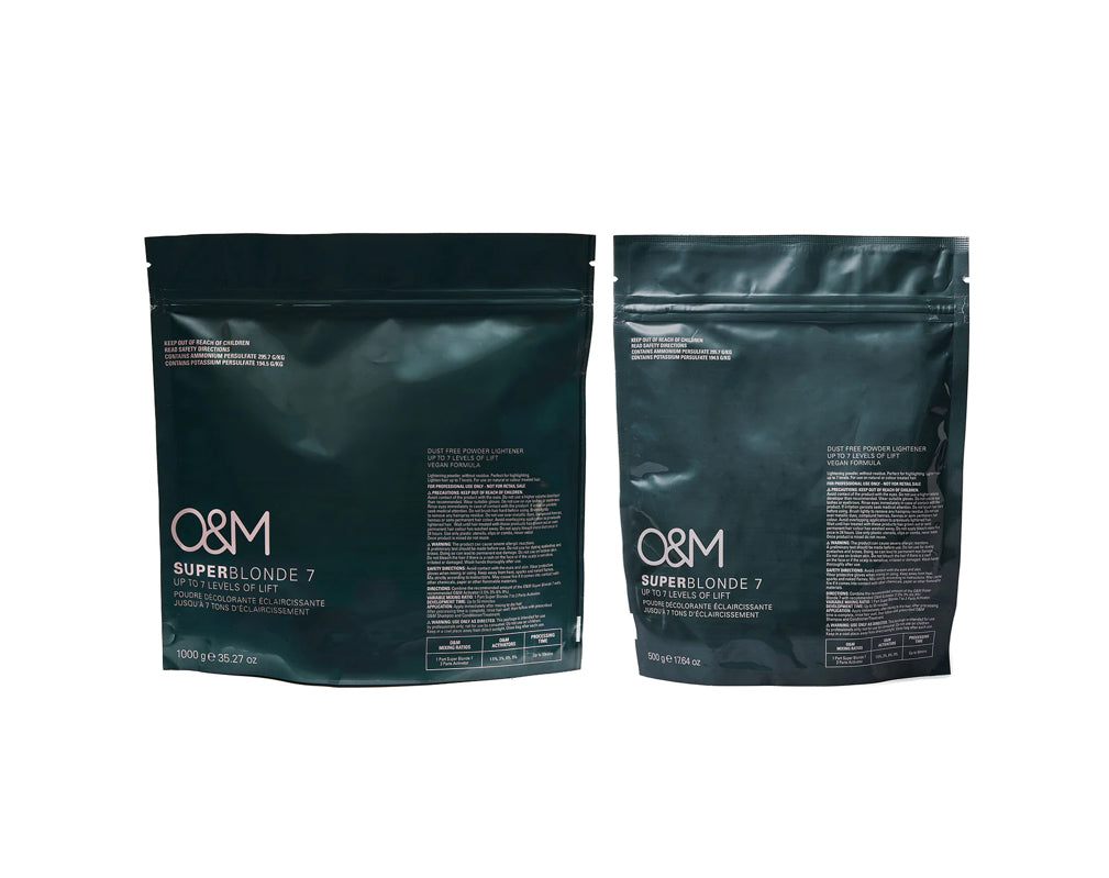 O&M SUPER BLONDE LEVEL 7 POWDER LIGHTENER 1000g+500g