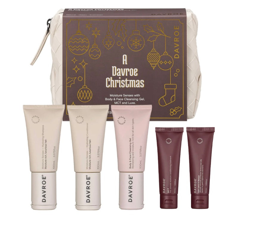 Davroe Moisture Senses Christmas Travel Pack