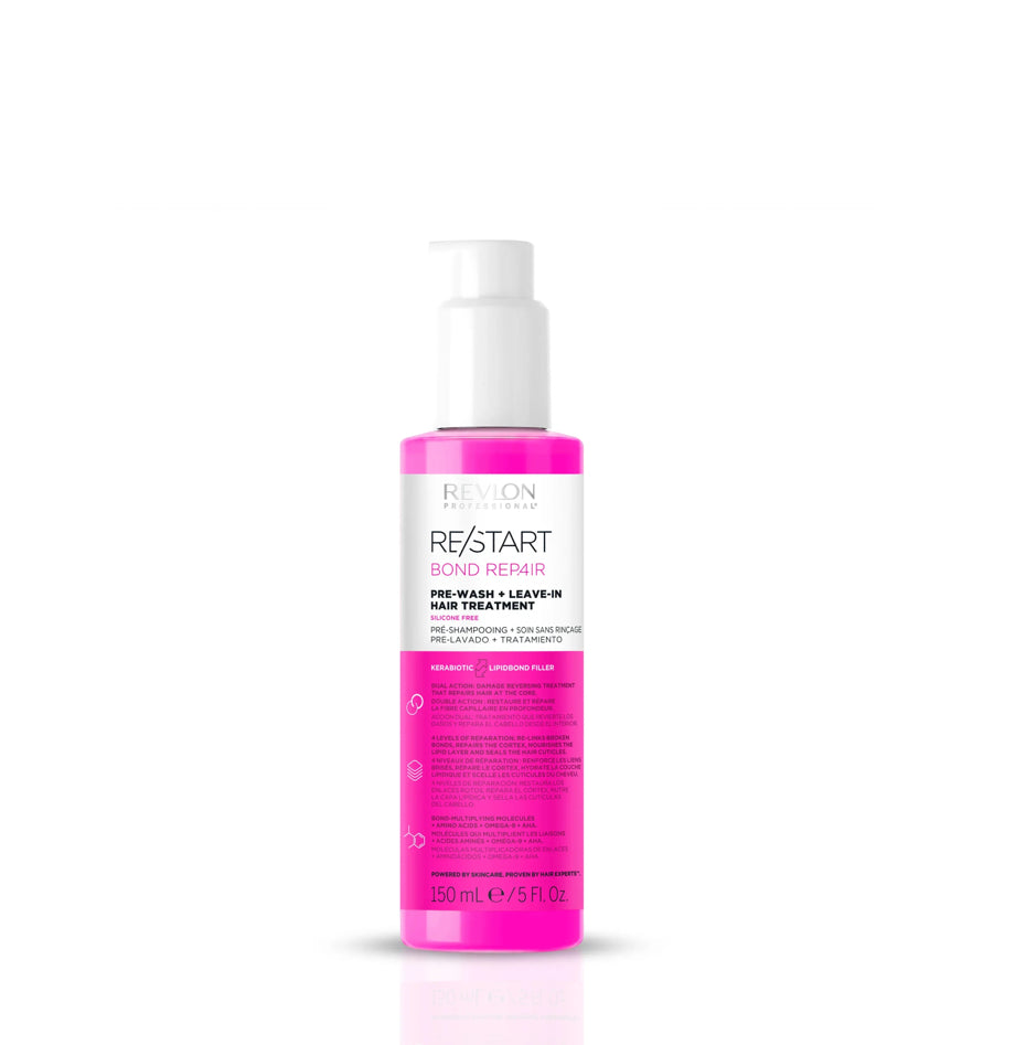 REVLON PROFESSIONAL RE/START BOND REPAIR PRE-WASH + LEAVE-IN HAIR TREATMENT 150ml