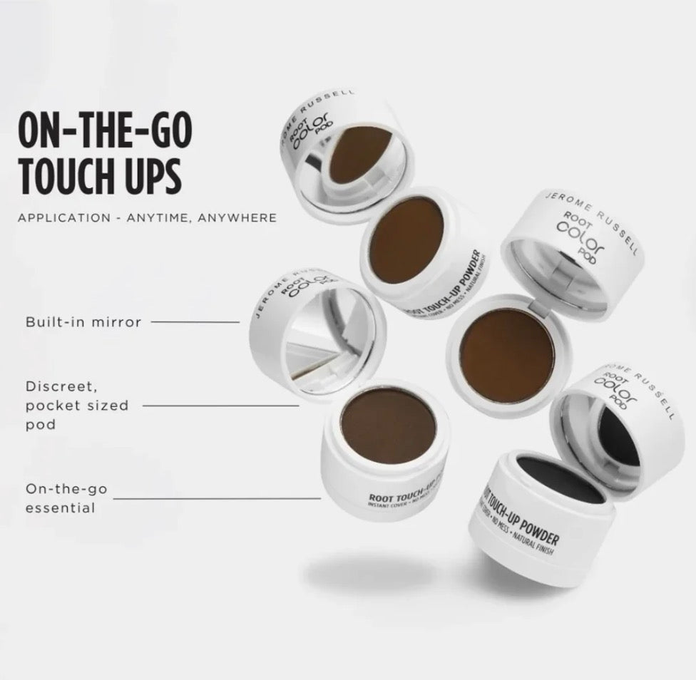 Jerome Russell Root Color Pod Root Touch Up Powder - Black 4g
