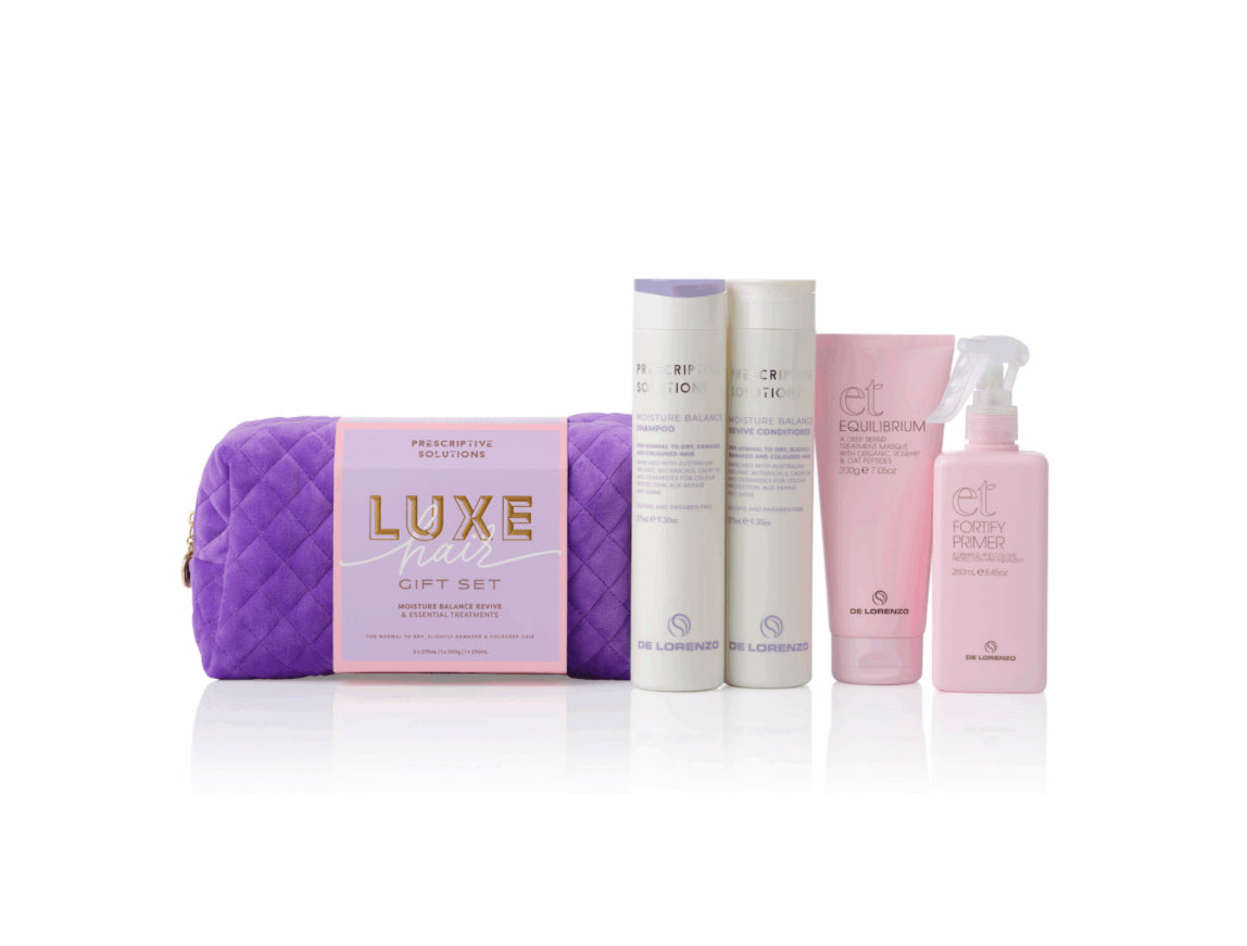 De Lorenzo LUXE HAIR GIFT SET Prescriptive Solutions - Moisture Balance Revive Pack