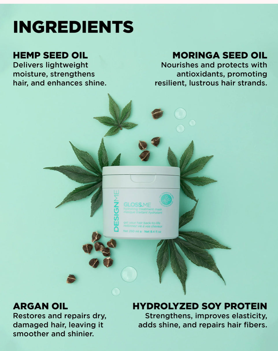 DESIGNME GLOSS.ME HYDRATING TREATMENT MASK