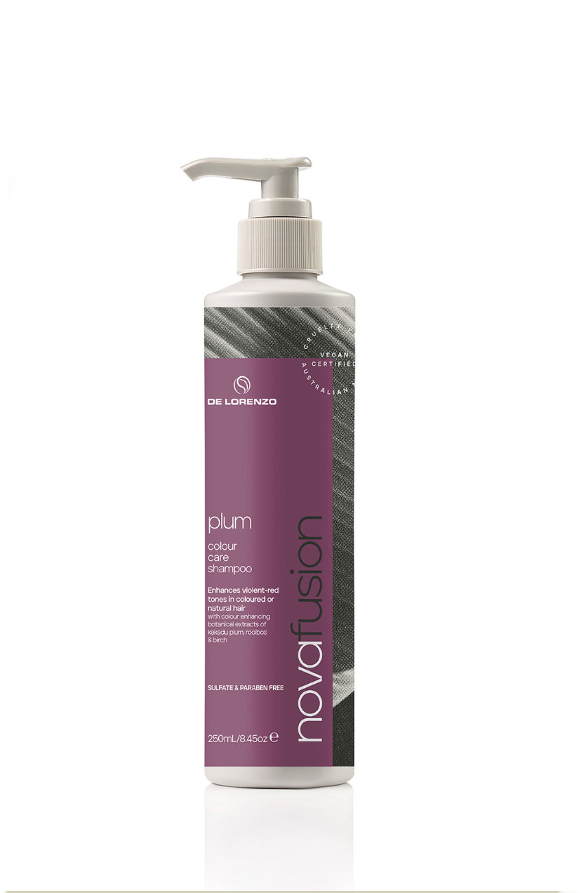 De Lorenzo NOVAFUSION Plum Colour Shampoo 250ml
