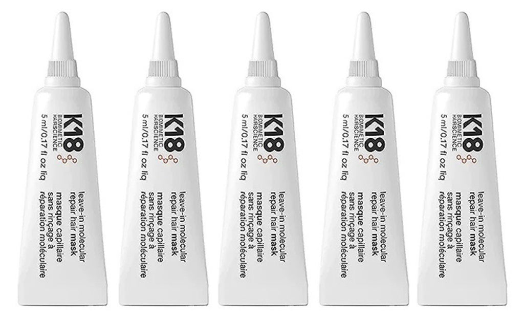 K18 Leave In Molecular Repair Hair Mask 5x5ml Pack