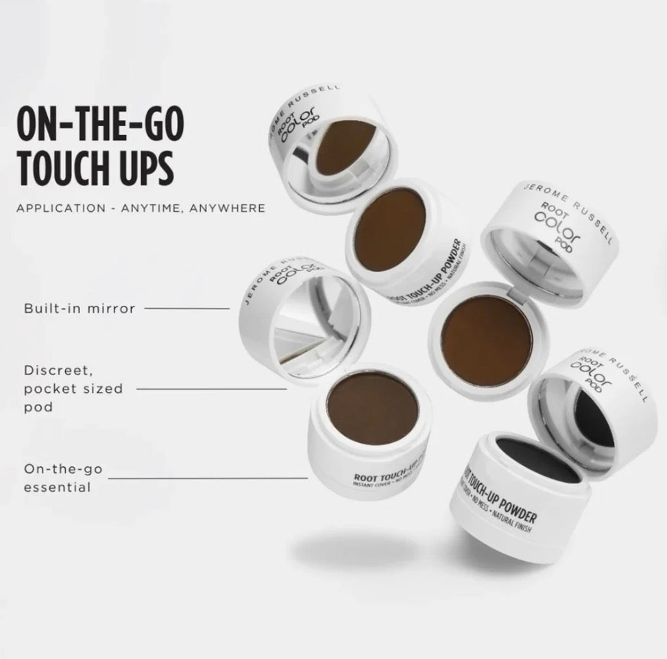 Jerome Russell Root Color Pod Root Touch Up Powder - Dark Brown 4g