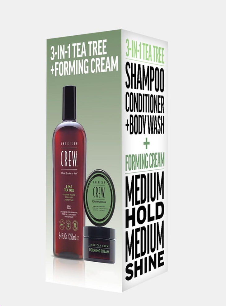 AMERICAN CREW Forming Cream + 3-IN-1 Tea Tree Duo Pack