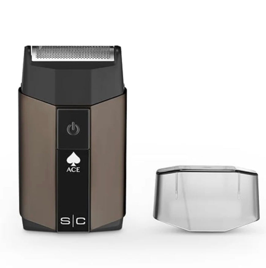 STYLECRAFT BY SILVER BULLET ACE Single Foil Cordless Shaver With Built-In Trimmer on