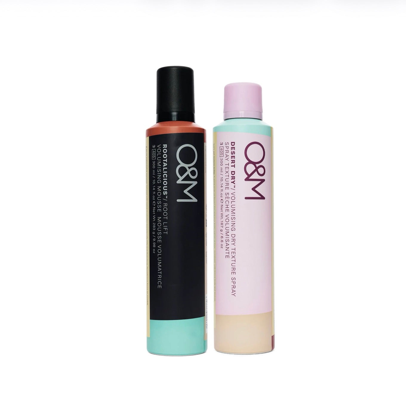 O&M ROOTALICIOUS + DESERT DRY Volumising Duo