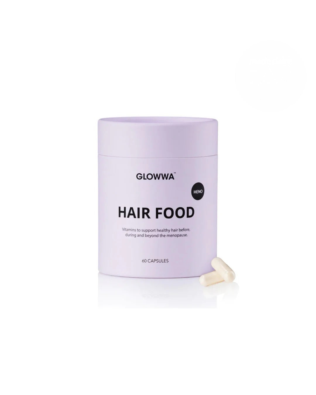 GLOWWA HAIR FOOD | MENO - Hair Vitamins 60 Capsules.