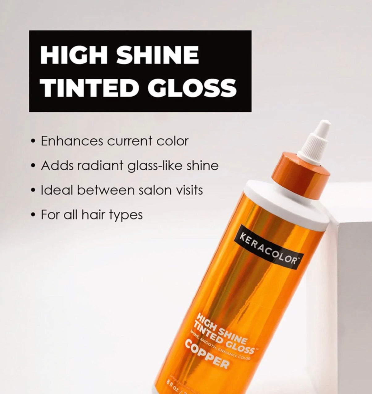 Keracolor High Shine Tinted Gloss - Copper 237ml