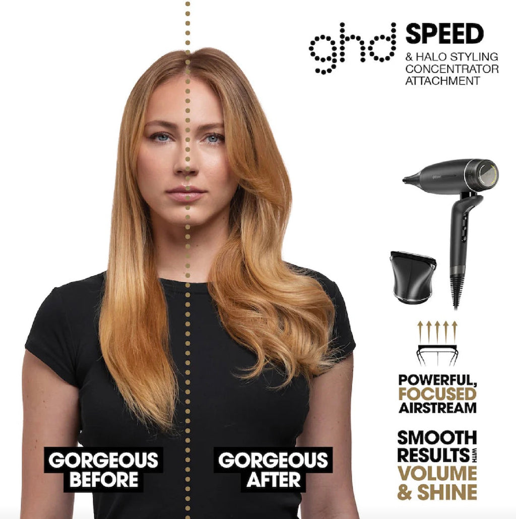 GHD SPEED Professional Dual Air-Flow Hair Dryer - Matte Black