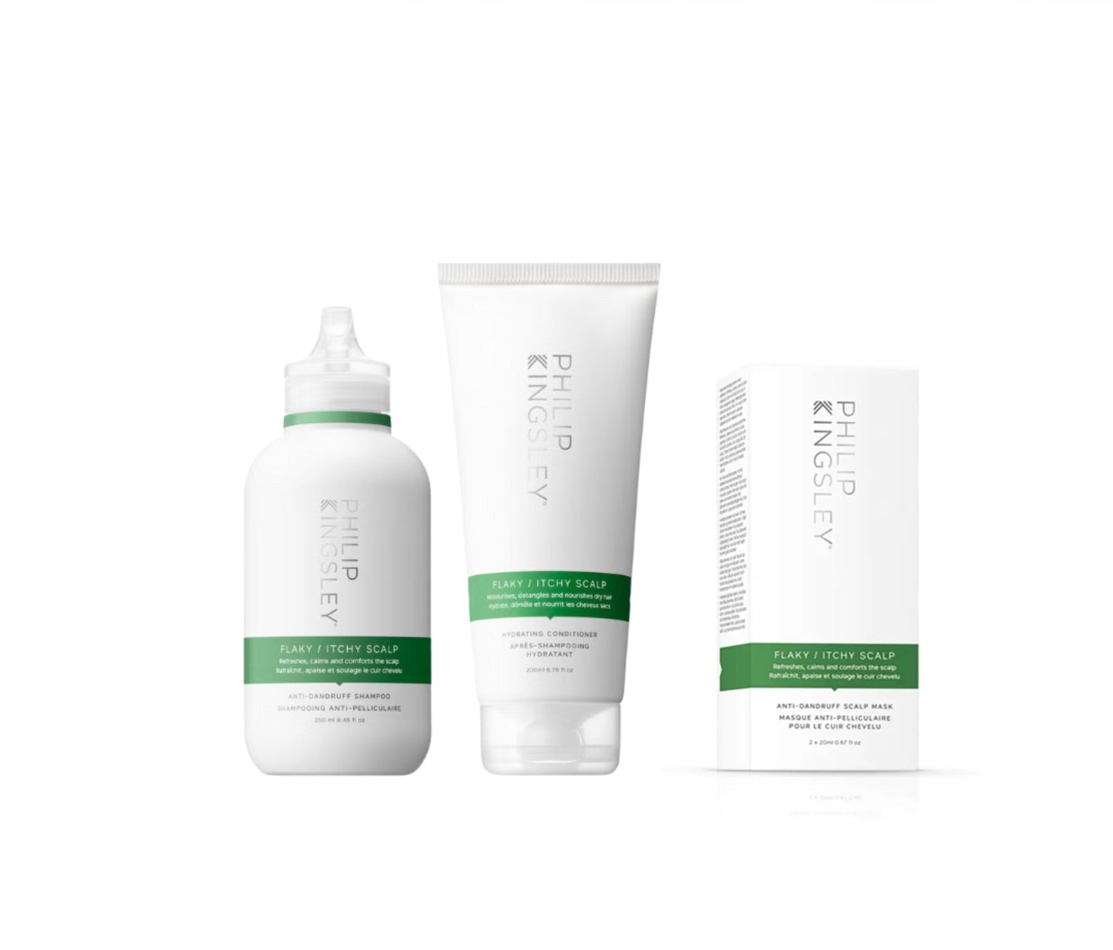 Philip Kingsley Shampoo & Conditioner & Anti-Dandruff Scalp Mask