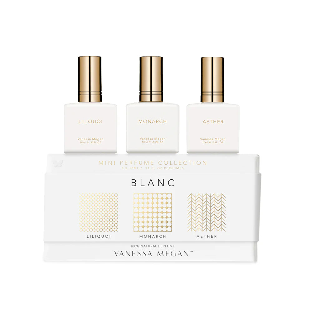 VANESSA MEGAN MINI PERFUME TRIO COLLECTION - BLANC 3x10ml