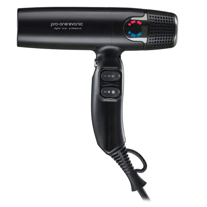 PRO-ONE EVONIC CYCLONIC JET STREAM AIR HAIRDRYER - Black