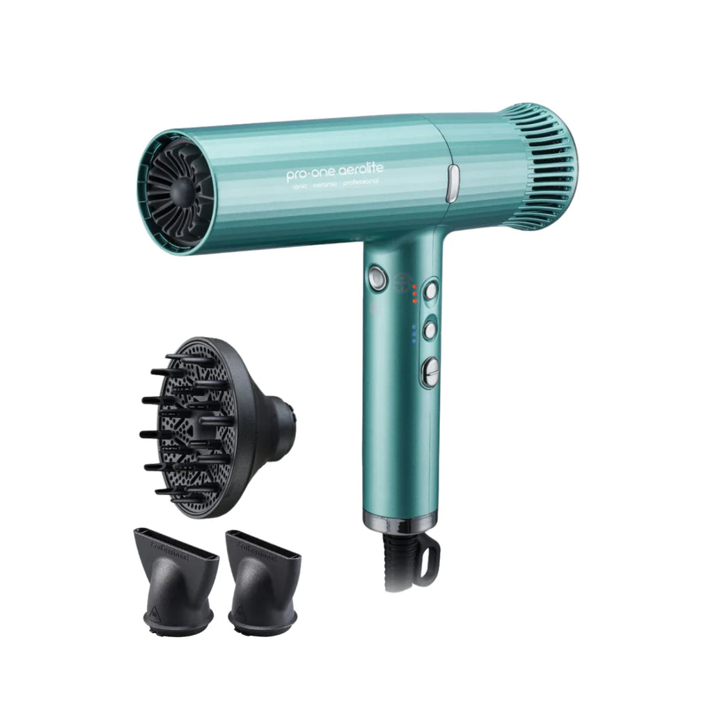 PRO-ONE Aerolite Hairdryer - Emerald Green