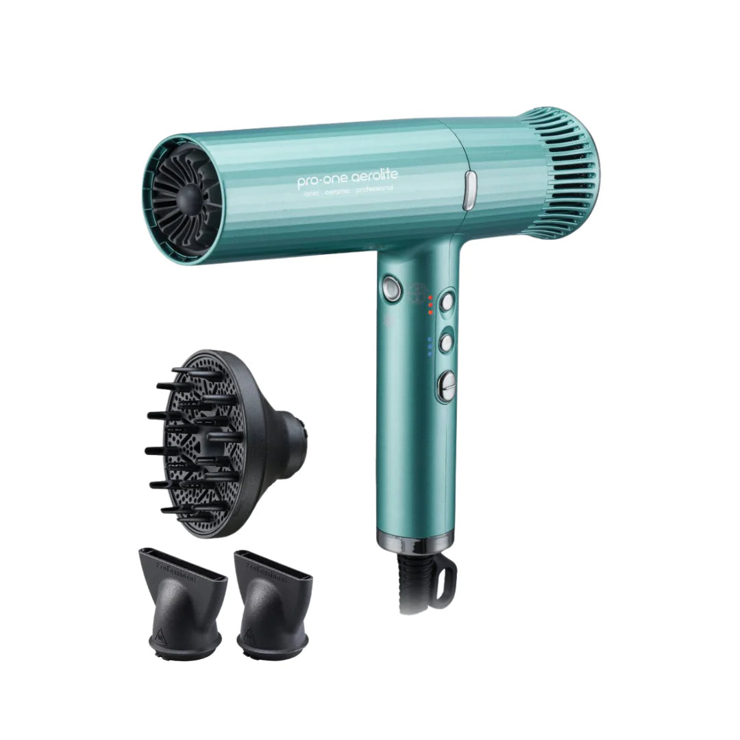 PRO-ONE Aerolite Hairdryer - Emerald Green