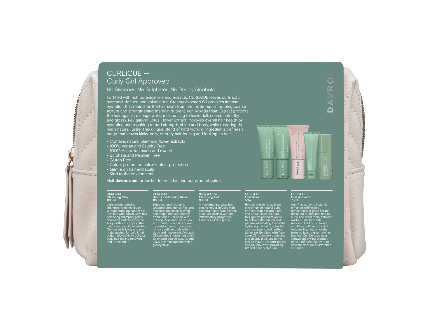 Davroe CURLiCUE Christmas Travel Pack