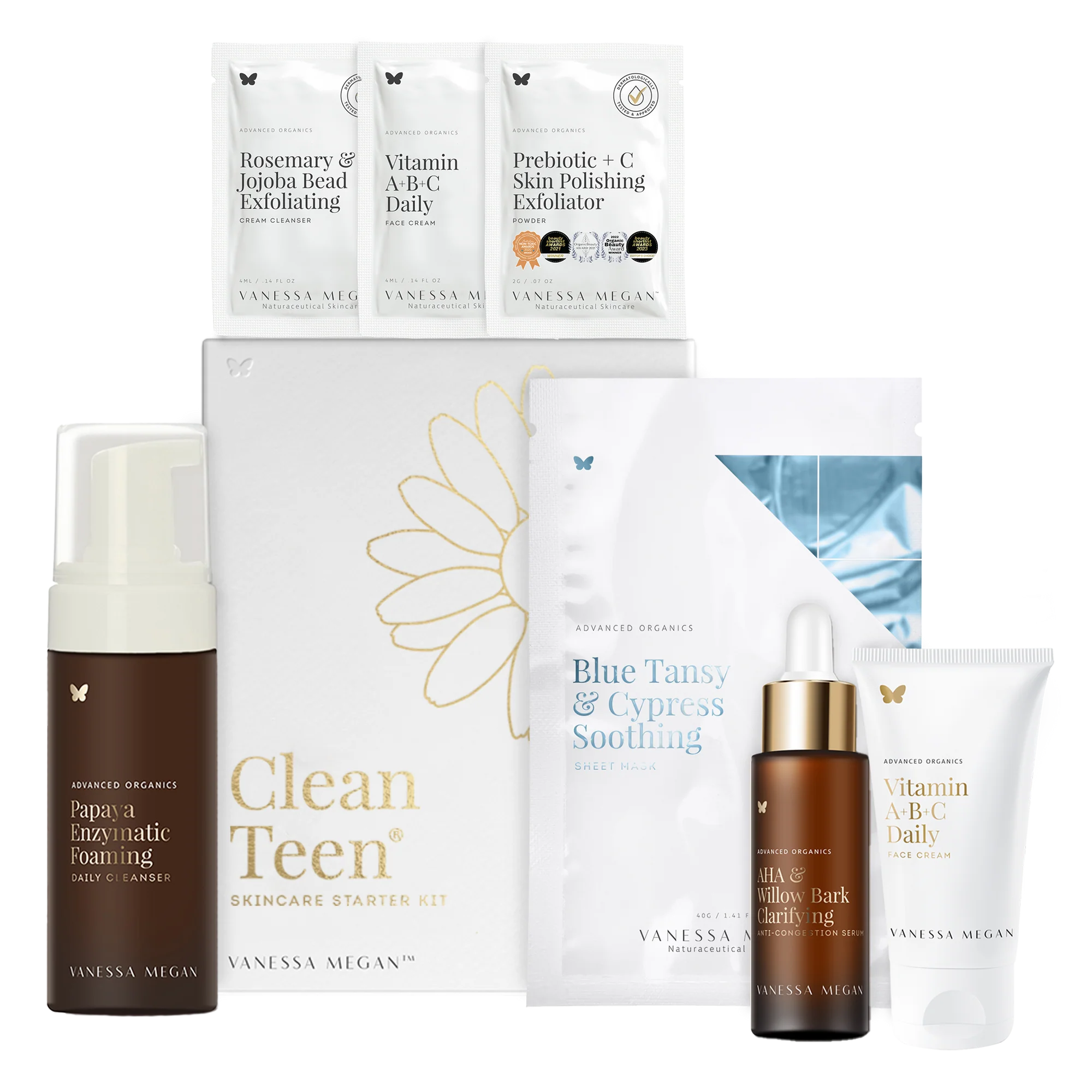 VANESSA MEGAN CLEAN TEEN® SKINCARE STARTER KIT