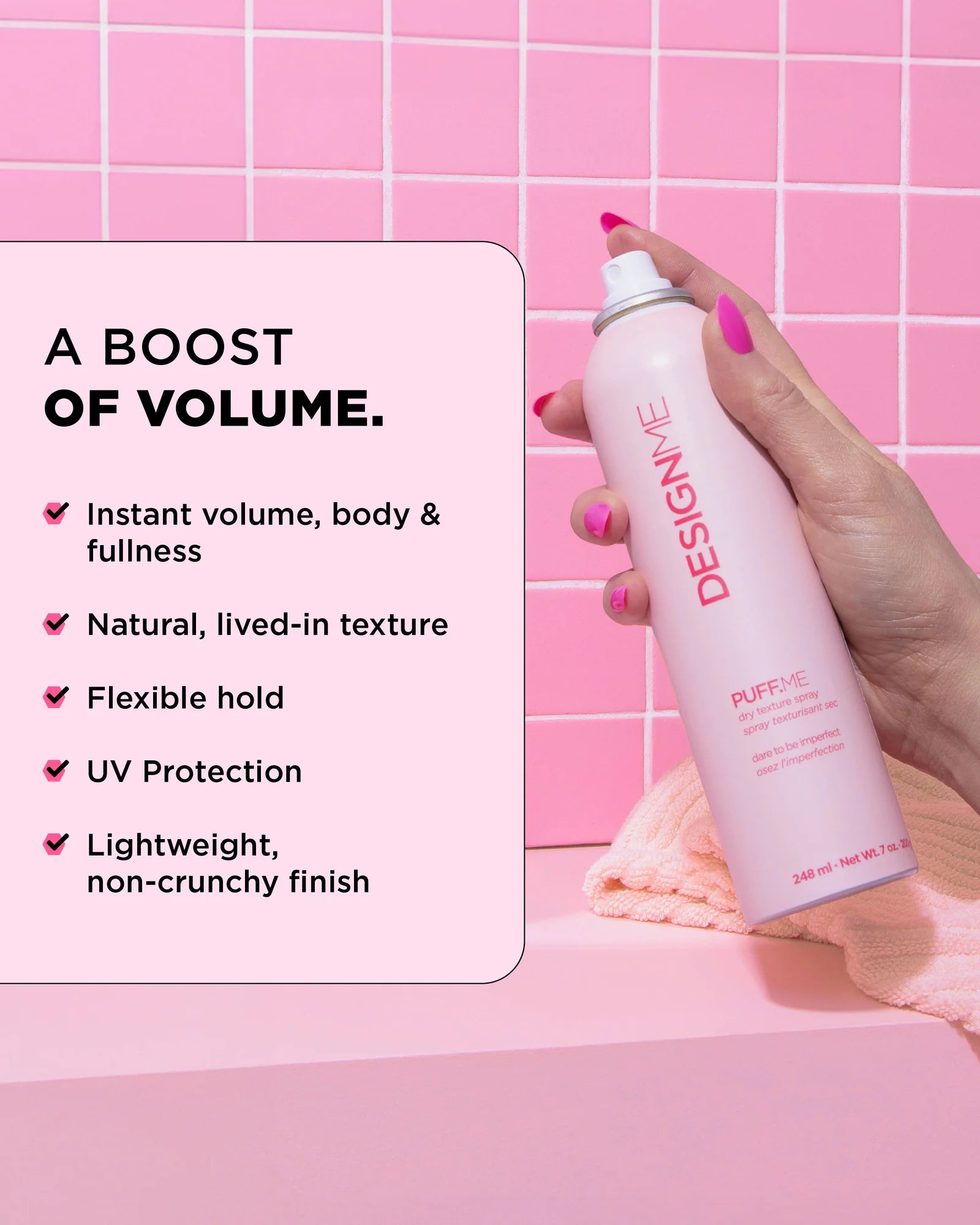 DesignMe Puff.Me Dry Texture Spray 245ml