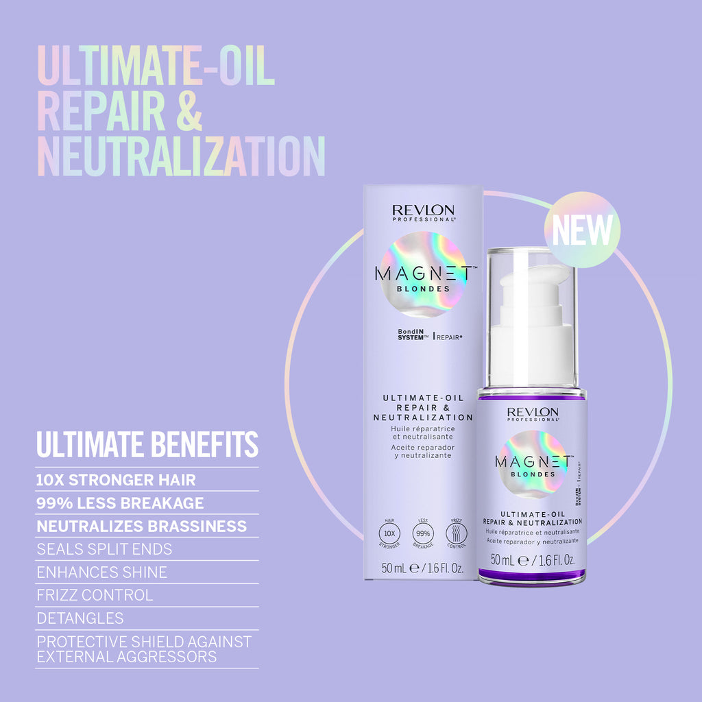 REVLON PROFESSIONAL MAGNET™ BLONDES ULTIMATE OIL – REPAIR & NEUTRALIZATION 50ml