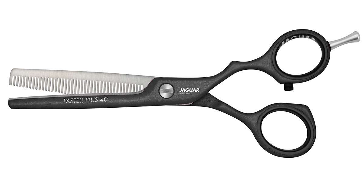 Jaguar WHITE LINE Pastell Plus Offset 40 LAVA 5.5" Texturing Scissor