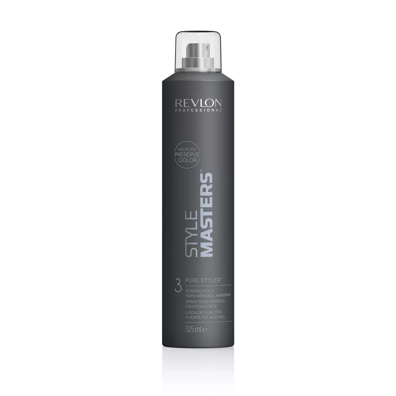 REVLON PROFESSIONAL STYLE MASTERS™ PURE STYLER™ 3 Strong Hold Non-Aerosol Hairspray 325ml