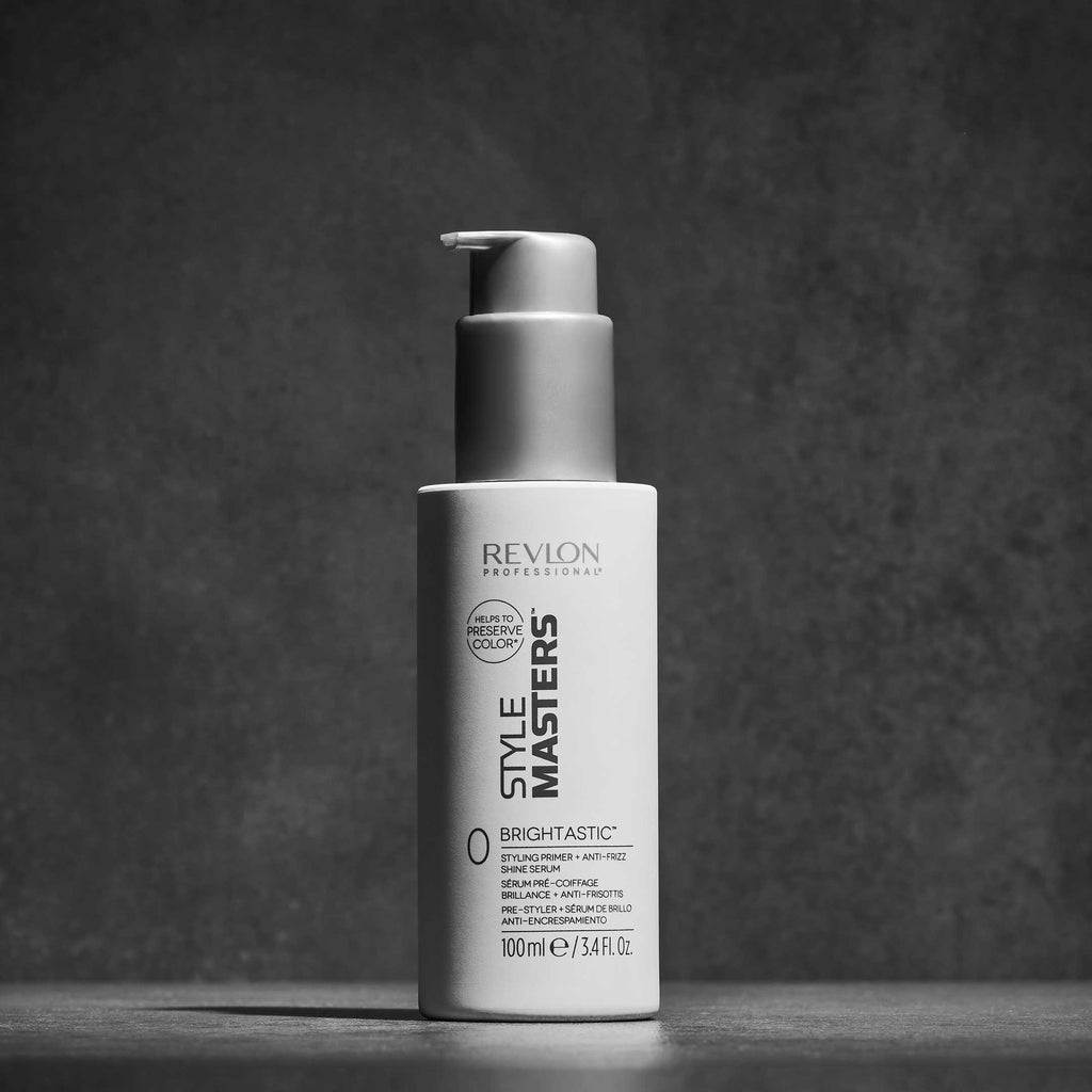 REVLON PROFESSIONAL STYLE MASTERS™ BRIGHTASTIC™ 0 Styling Primer + Anti-Frizz Shine Serum 100ml