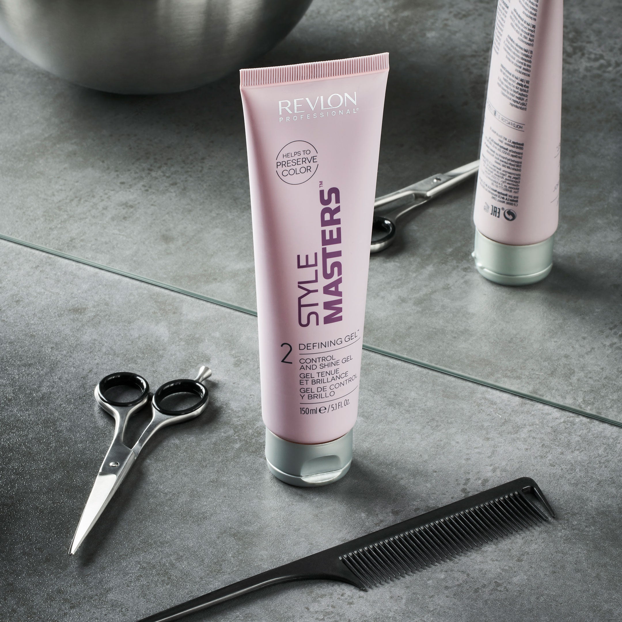 REVLON PROFESSIONAL STYLE MASTERS™ DEFINING GEL™ 2 Control and Shine Gel 150ml