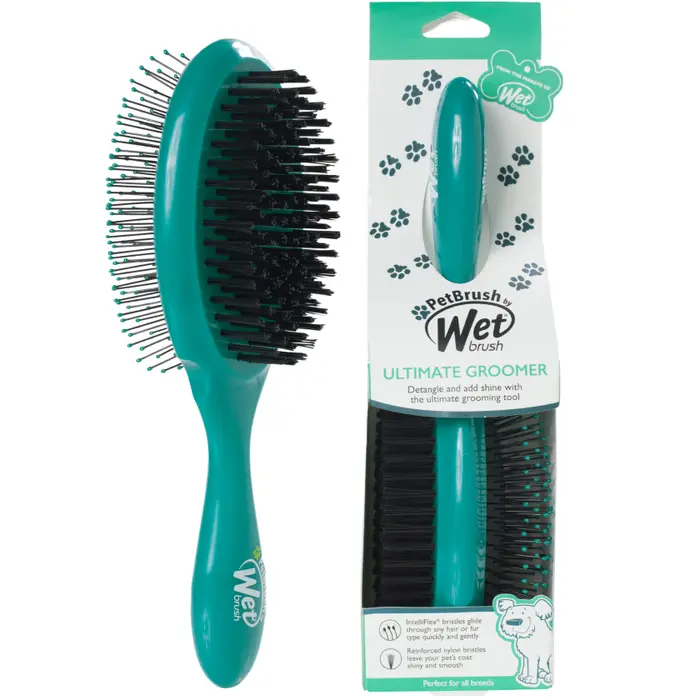 WET PET BRUSH ULTIMATE GROOMER DOUBLE-SIDED BRUSH FOR PET