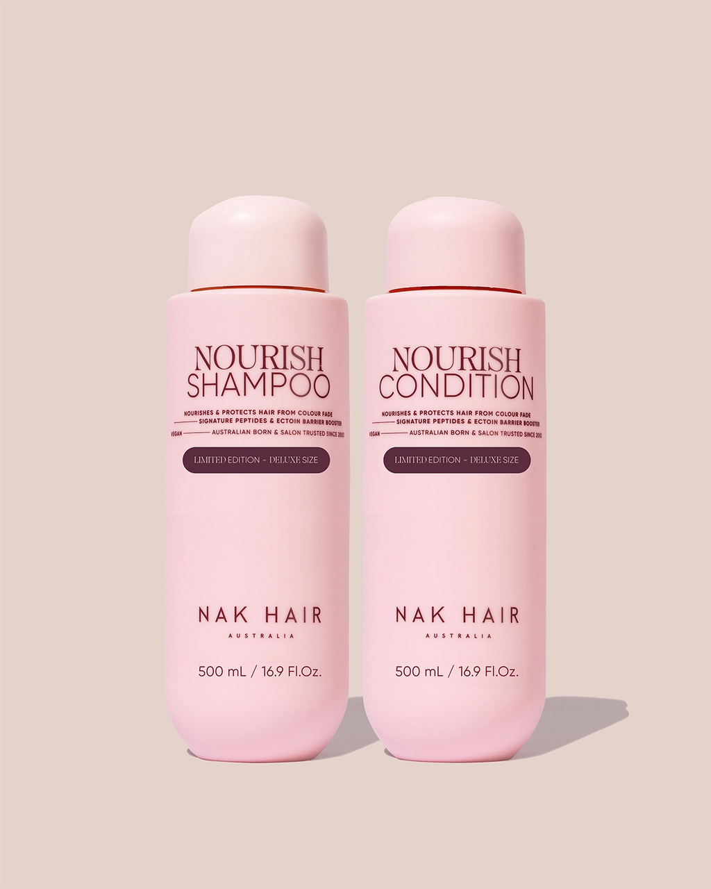 NAK HAIR Nourish Shampoo & Condition Deluxe Size Duo 2x500ml