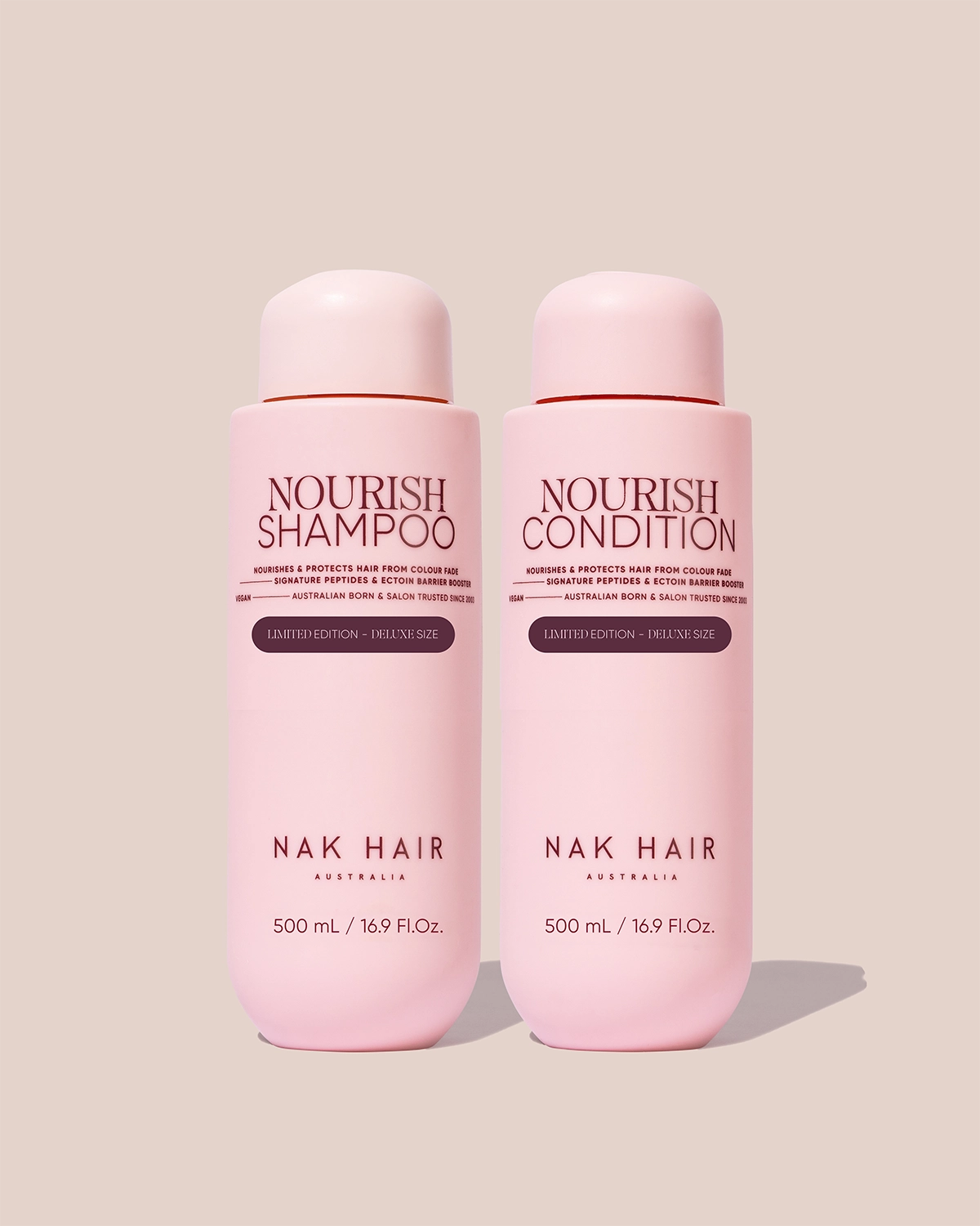 NAK HAIR Nourish Shampoo & Condition Deluxe Size Duo 2x500ml