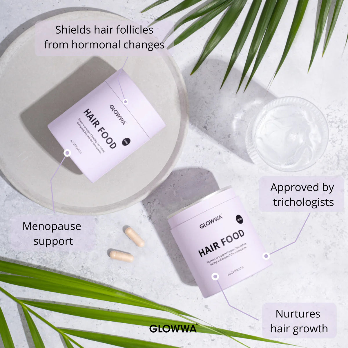 GLOWWA HAIR FOOD | MENO - 3 Month Supply