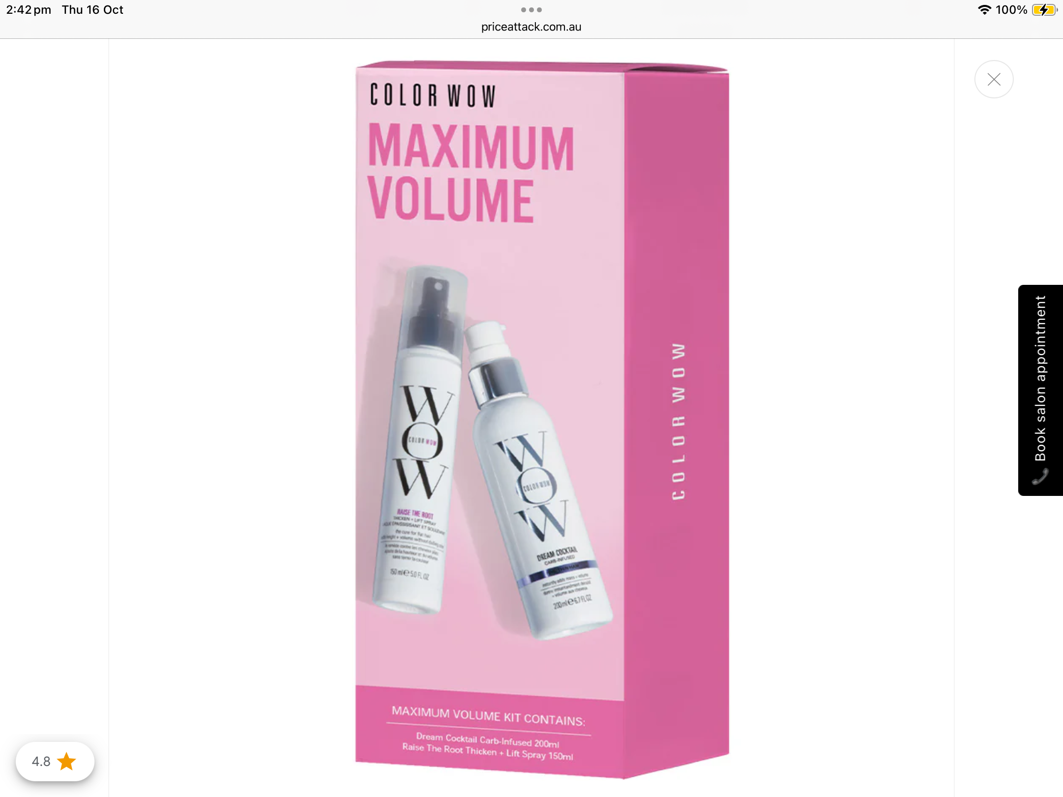 COLOR WOW MAXIMUM VOLUME DUO PACK