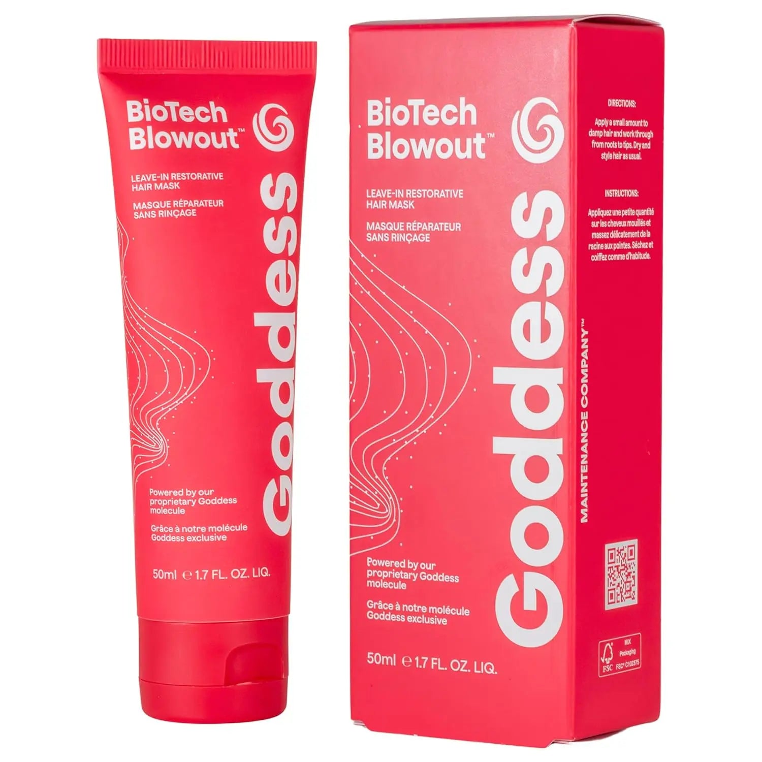 BioTech Blowout Leave-In Restorative Hair Mask 50ml