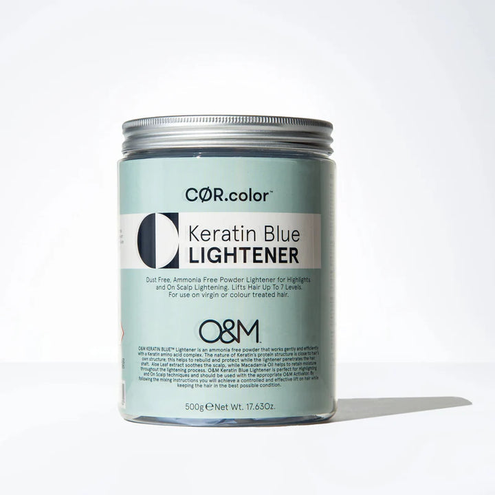 O&M CØR.COLOR AMMONIA FREE KERATIN LIGHTENER BLUE 500g