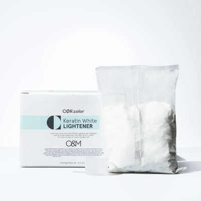 O&M CØR.COLOR AMMONIA FREE KERATIN LIGHTENER WHITE 1kg