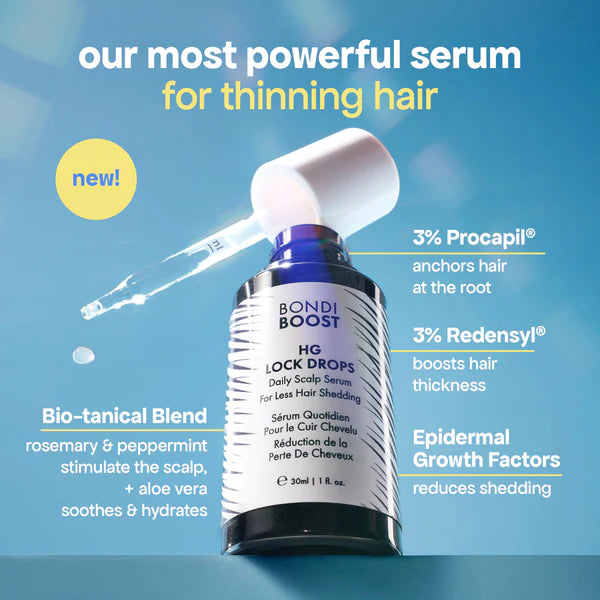 BONDI BOOST HG LOCK DROPS Anti-Shedding Scalp & Hair Serum 60ml
