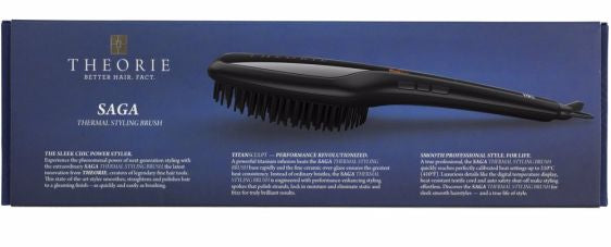 Theorie Saga Thermal Styling Brush Black