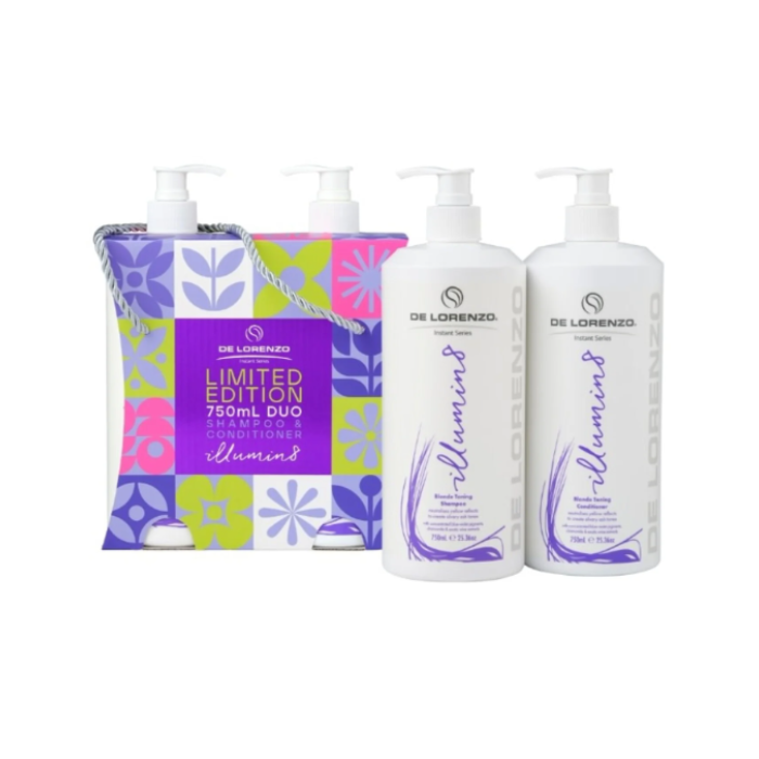 De Lorenzo Illumin8 Limited Edition Duo Shampoo & Conditioner (2x750ml)