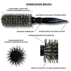 Lorna Evans ShineSaver Brush With a Travel Pouch