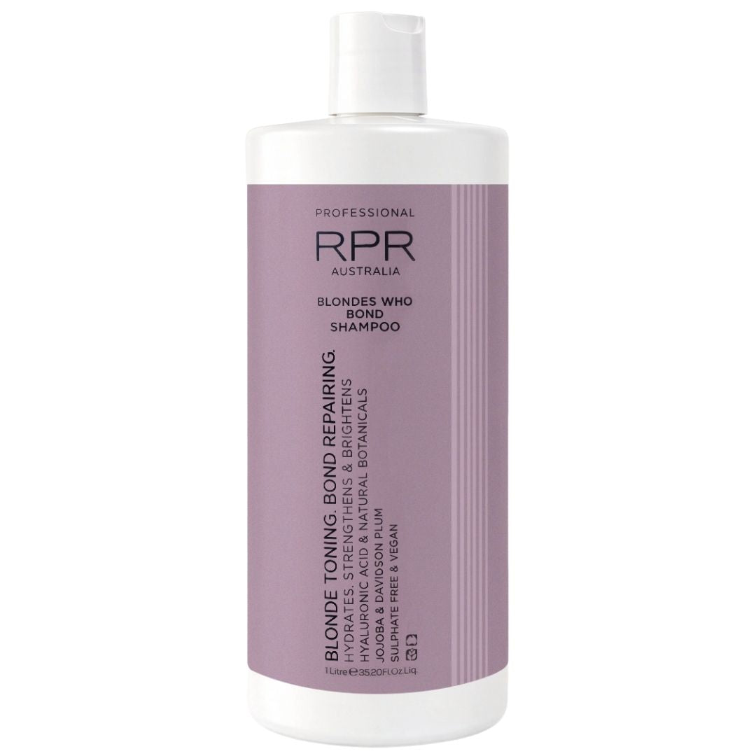 RPR PROFESSIONAL BLONDES WHO BOND SHAMPOO 1 LITRE