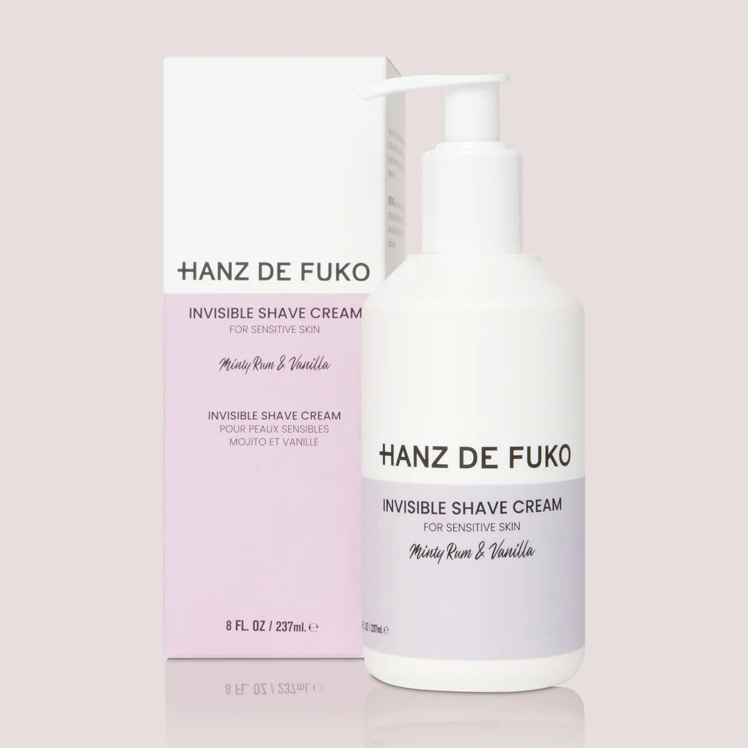 HANZ DE FUKO INVISIBLE SHAVE CREAM 237ml