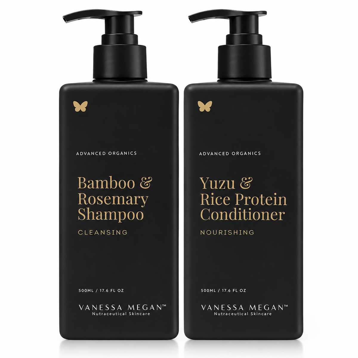 Vanessa Megan Bamboo & Rosemary Shampoo and Conditioner 500ml