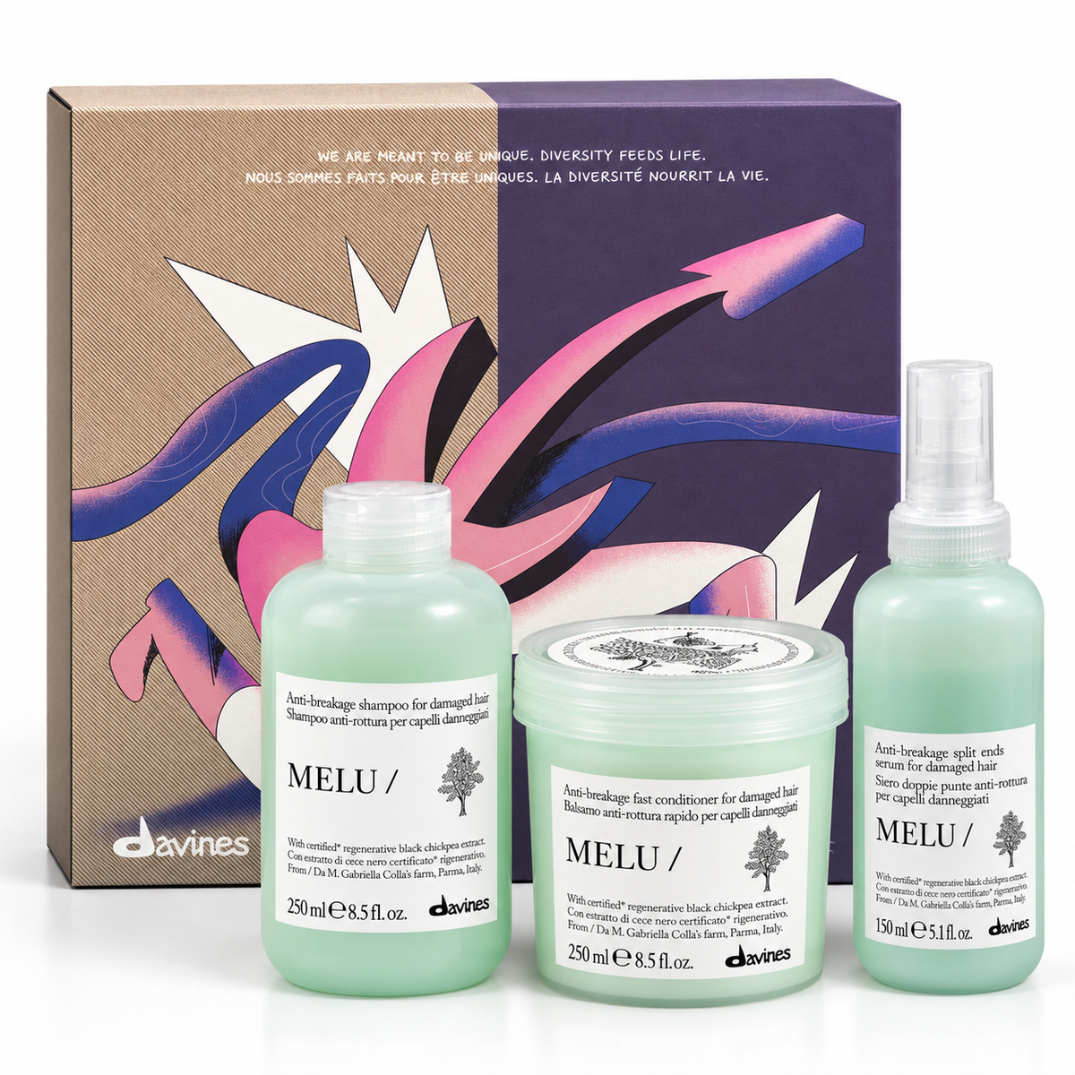 Davines MELU Trio Gift Set
