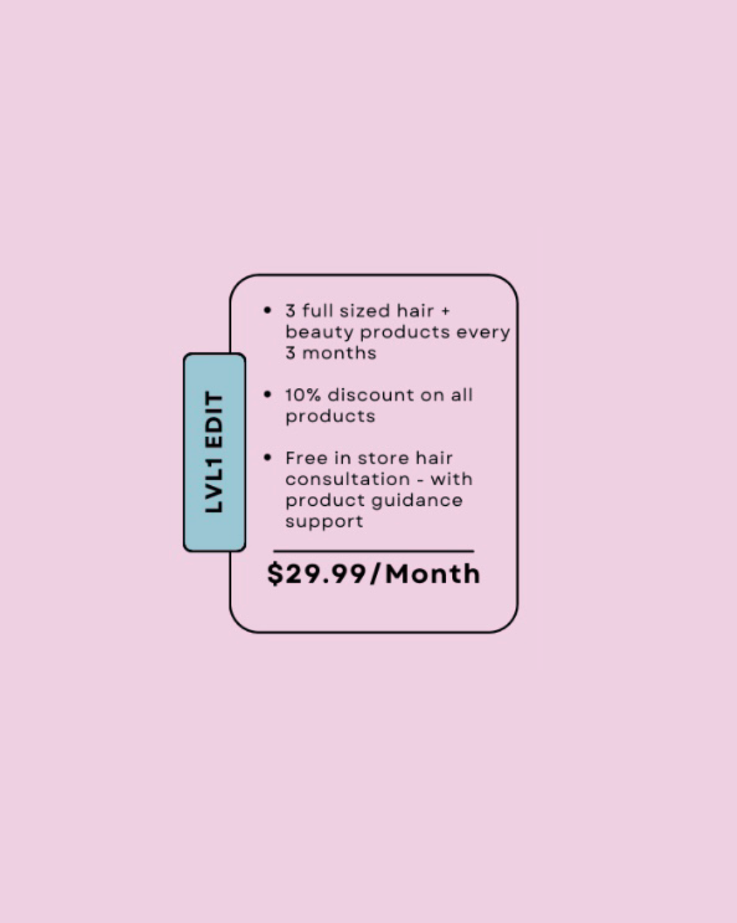 3 MONTH MYSTERY SUBSCRIPTION BOX: LVL1 EDIT