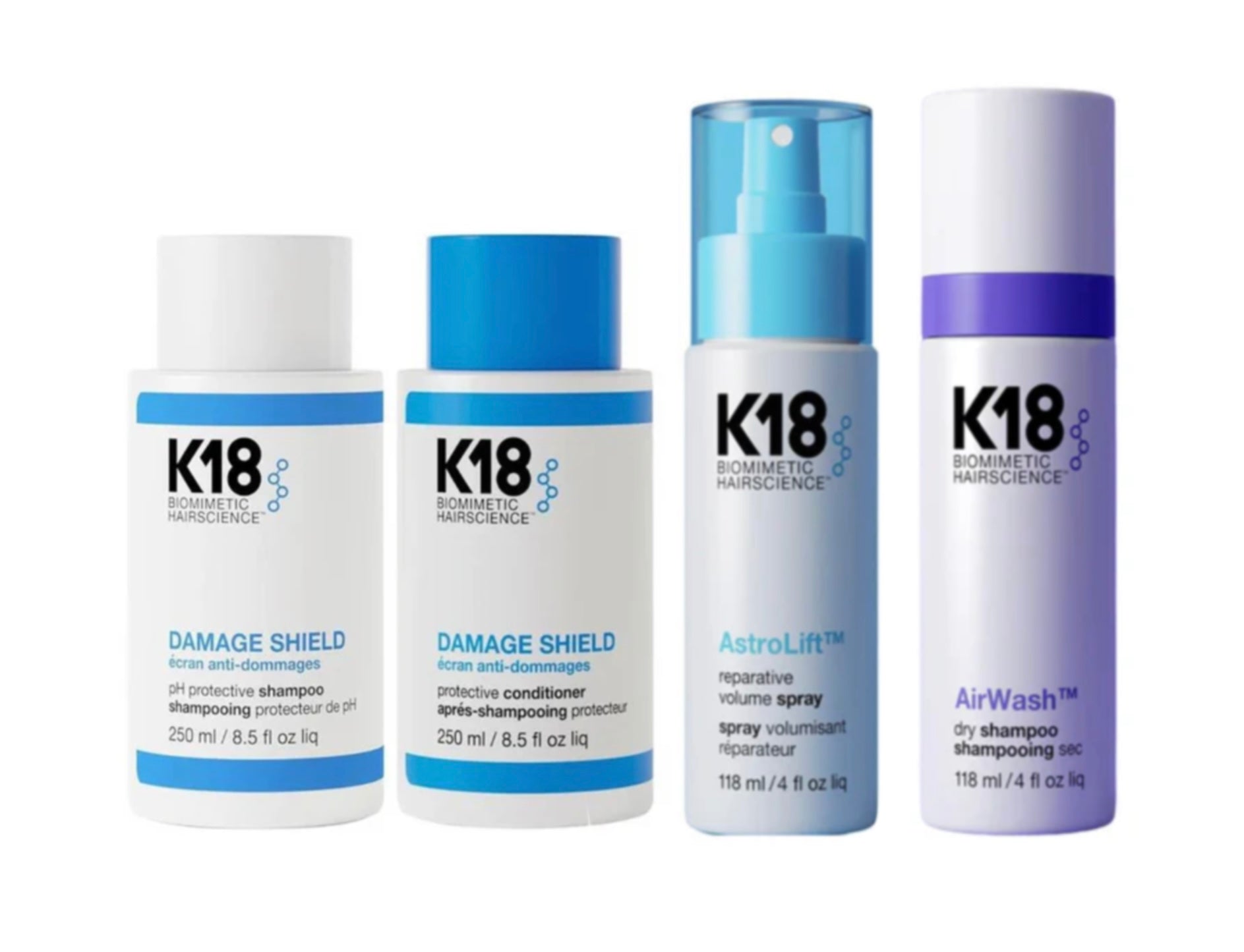 K18 DAMAGE SHEILD DUO + ASTROLIFT + AIRWASH BUNDLE