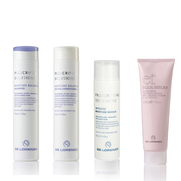 De Lorenzo Perscriptive Solutions Moisture Intense Shampoo Conditioner Moisture Bundle