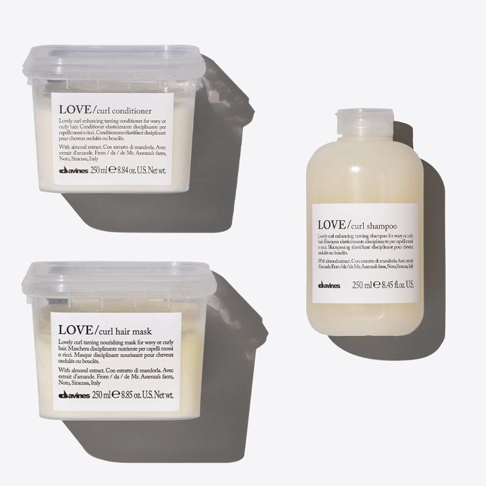 Davines Love Curl Shampoo & Conditioner & Hair Mask Bundle