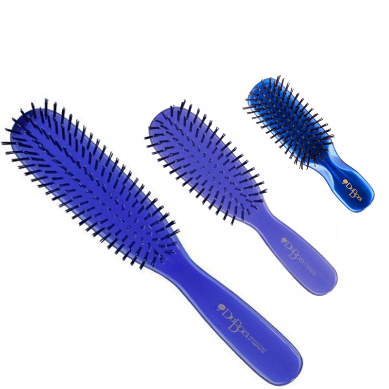 DuBoa Purple Trio Hairbrush (1xMini / 1x Medium 60 / 1x Large 80) Bundle
