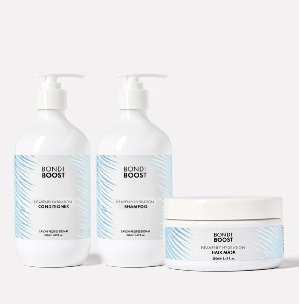 Bondi Boost Heavenly Hydration Shampoo & Conditioner & Hair Mask  Bundle
